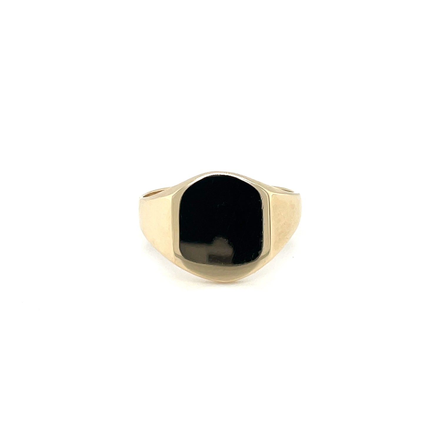 9ct Yellow Gold Mid-Century-Style Signet Ring