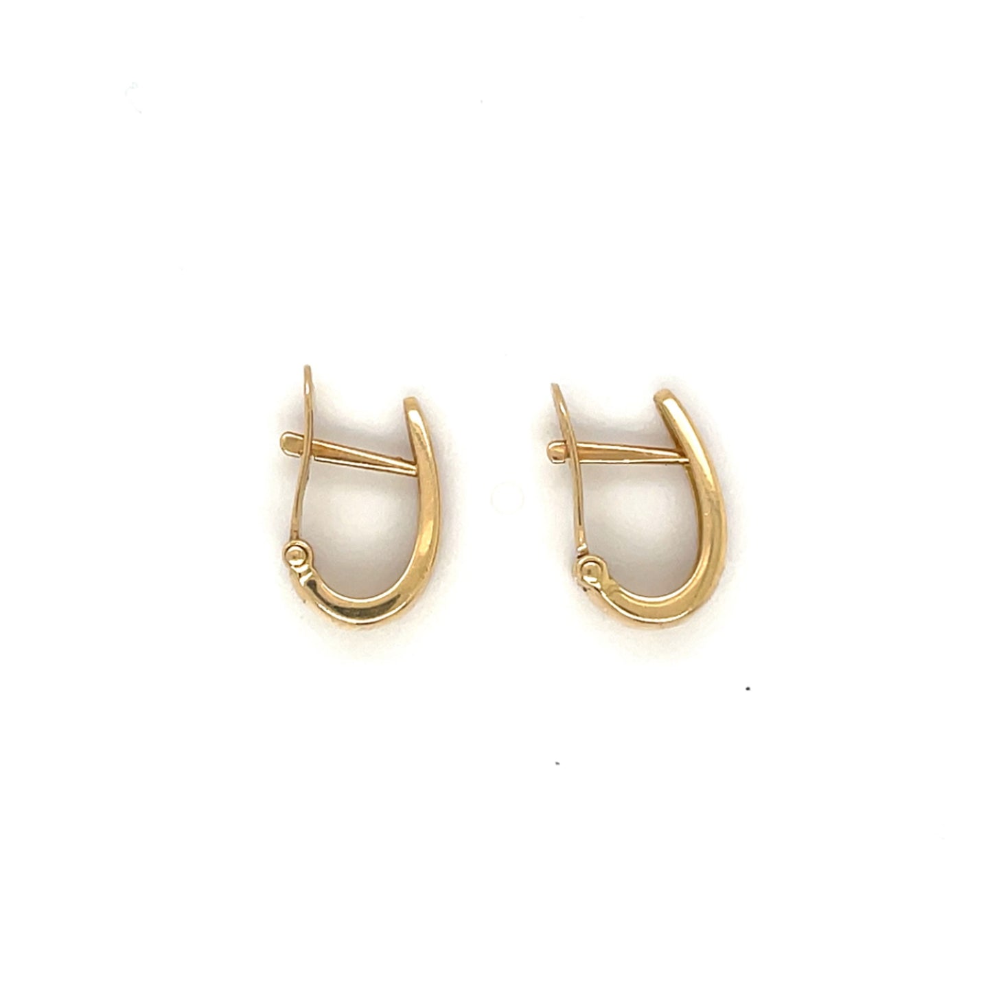 18ct Yellow Gold Diamond Set Hoops