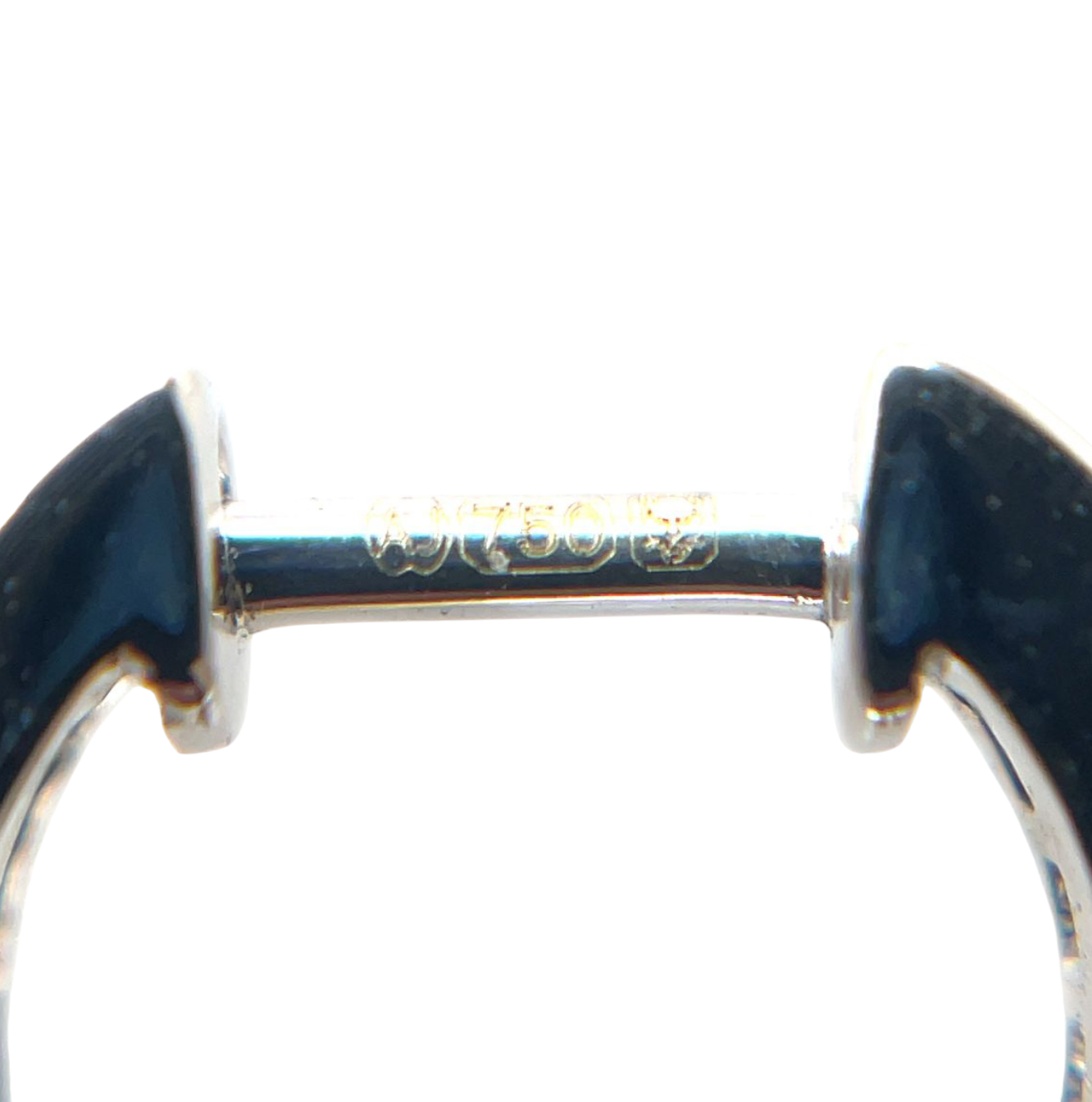 18ct White Gold Small Diamond Hoop Earrings