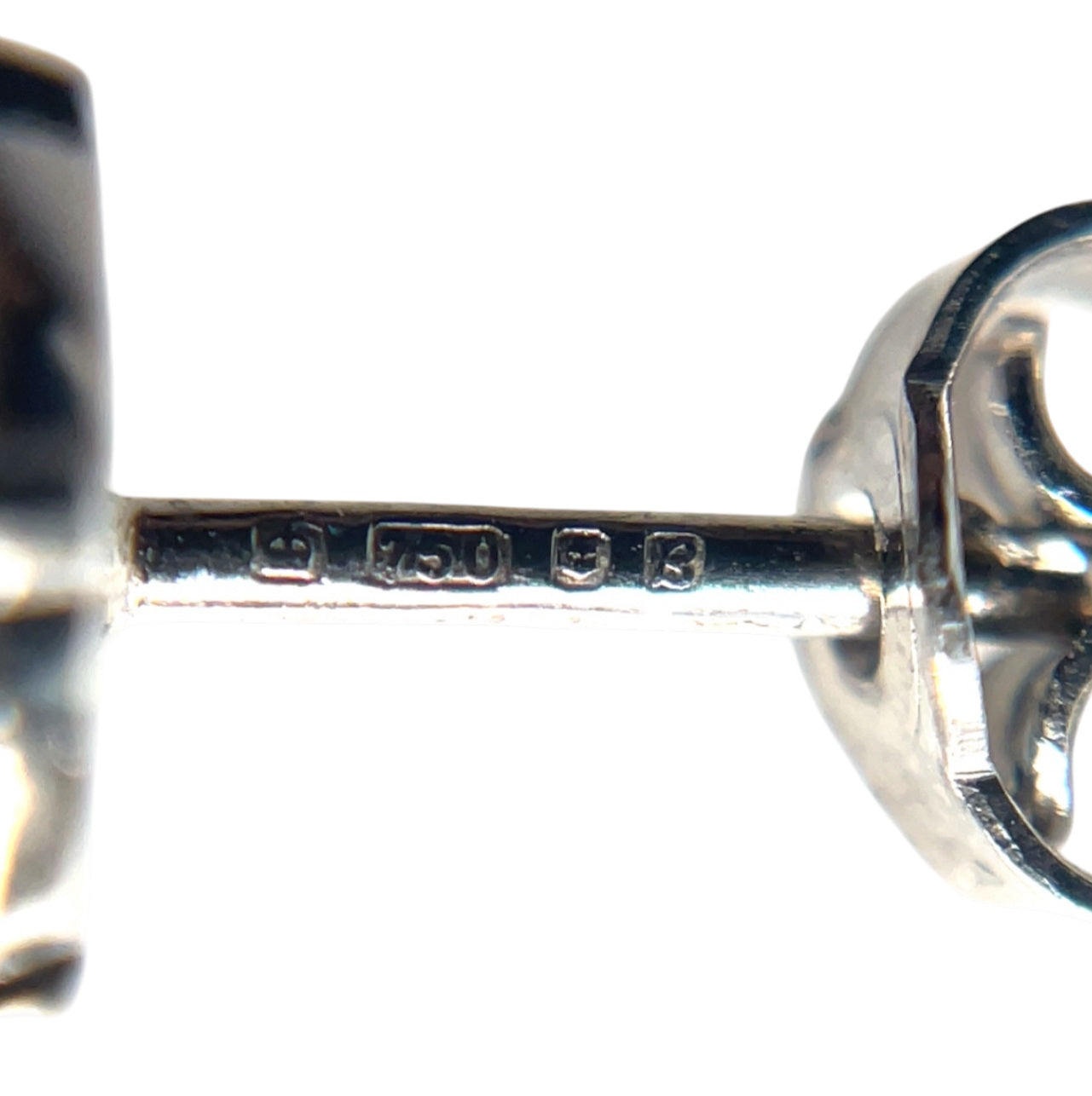 18ct White Gold Diamond & Sapphire Star Cluster Earrings