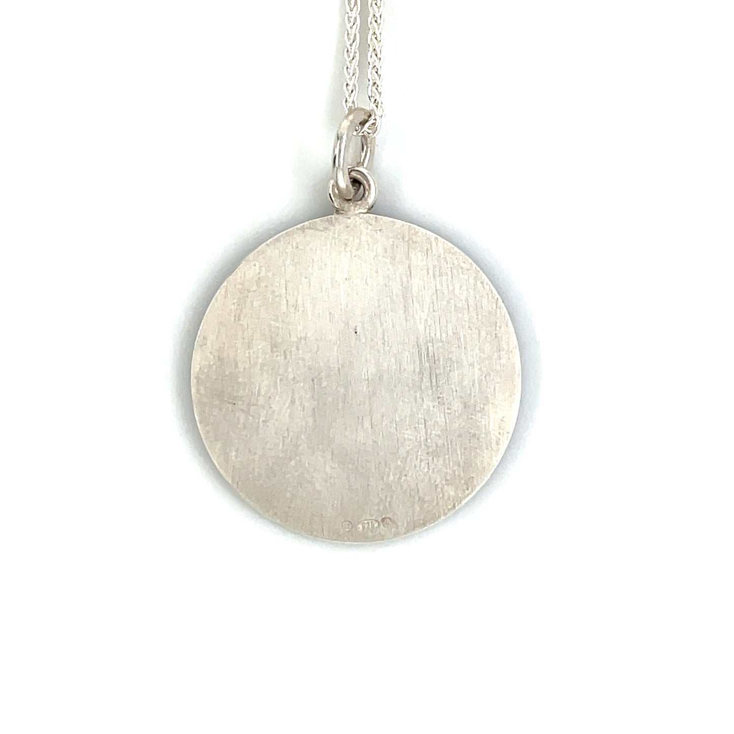 Silver St Christopher Pendant (27mm) & Chain