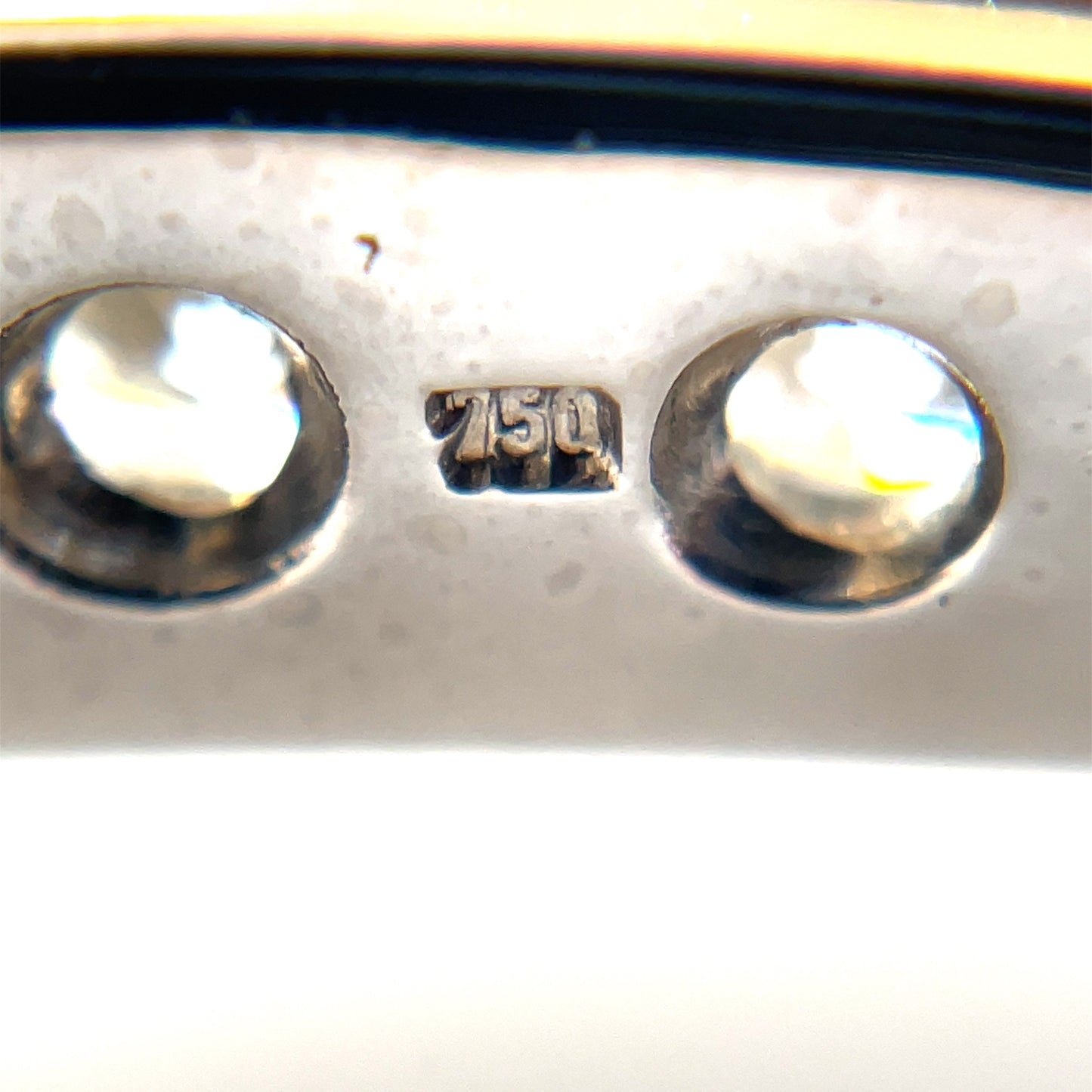 18ct White & Rose Gold Expanding Diamond Bangle