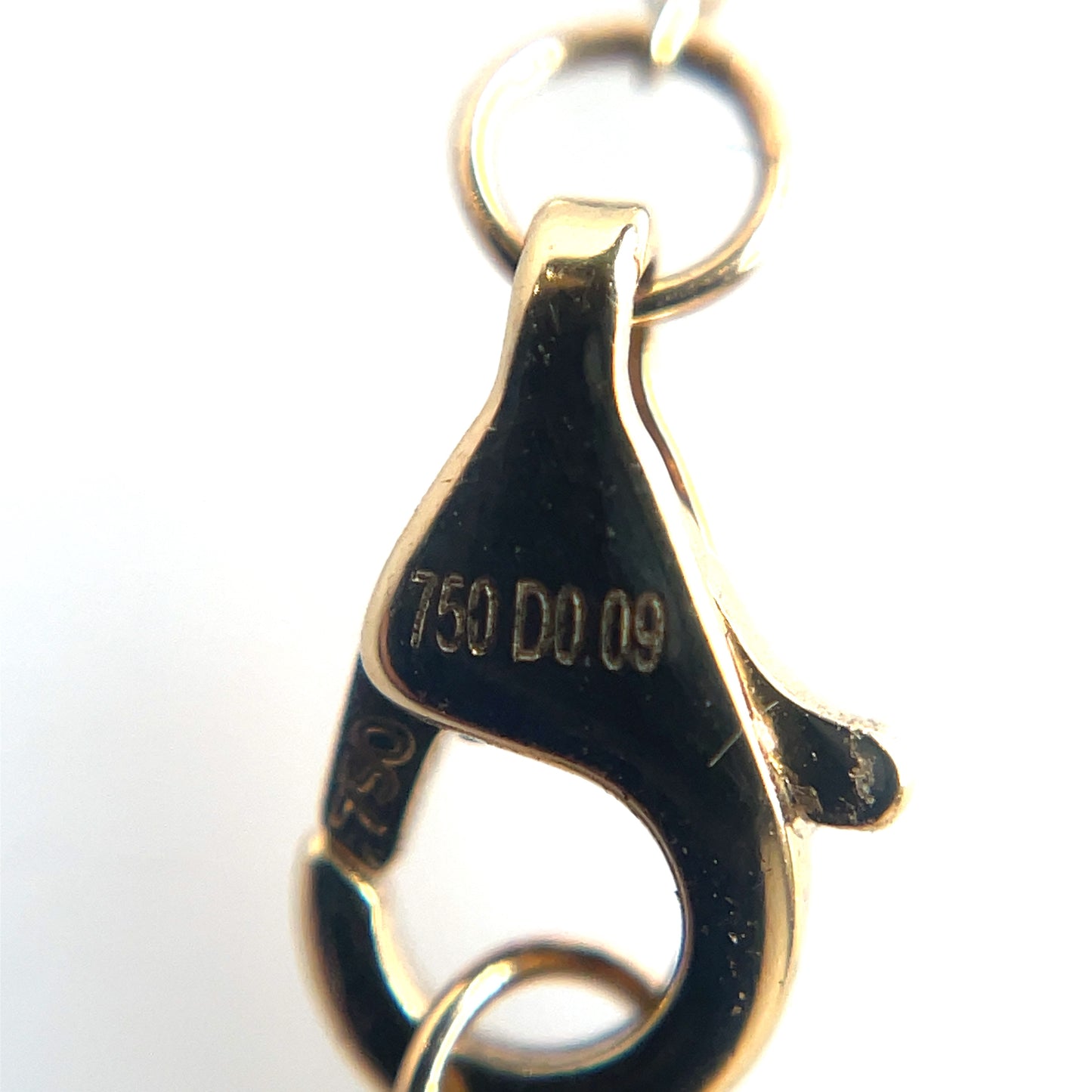 Yellow Gold Diamond Circle Pendant