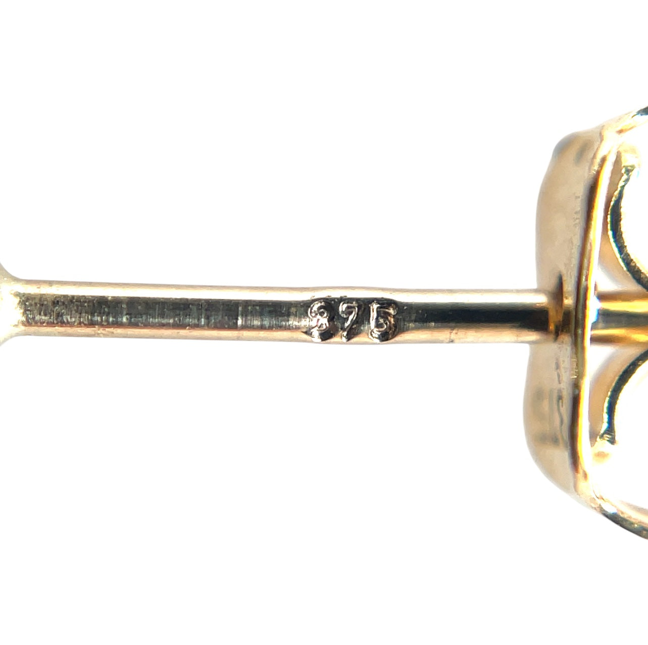 9ct Yellow Gold Satin Ball Stud Earrings (6mm)