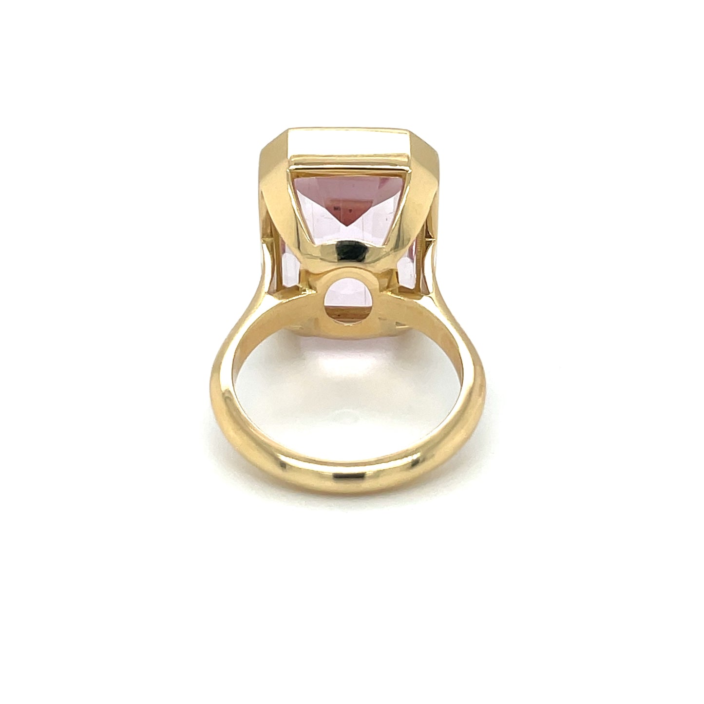 18ct Yellow Gold Large Kunzite Dress Ring