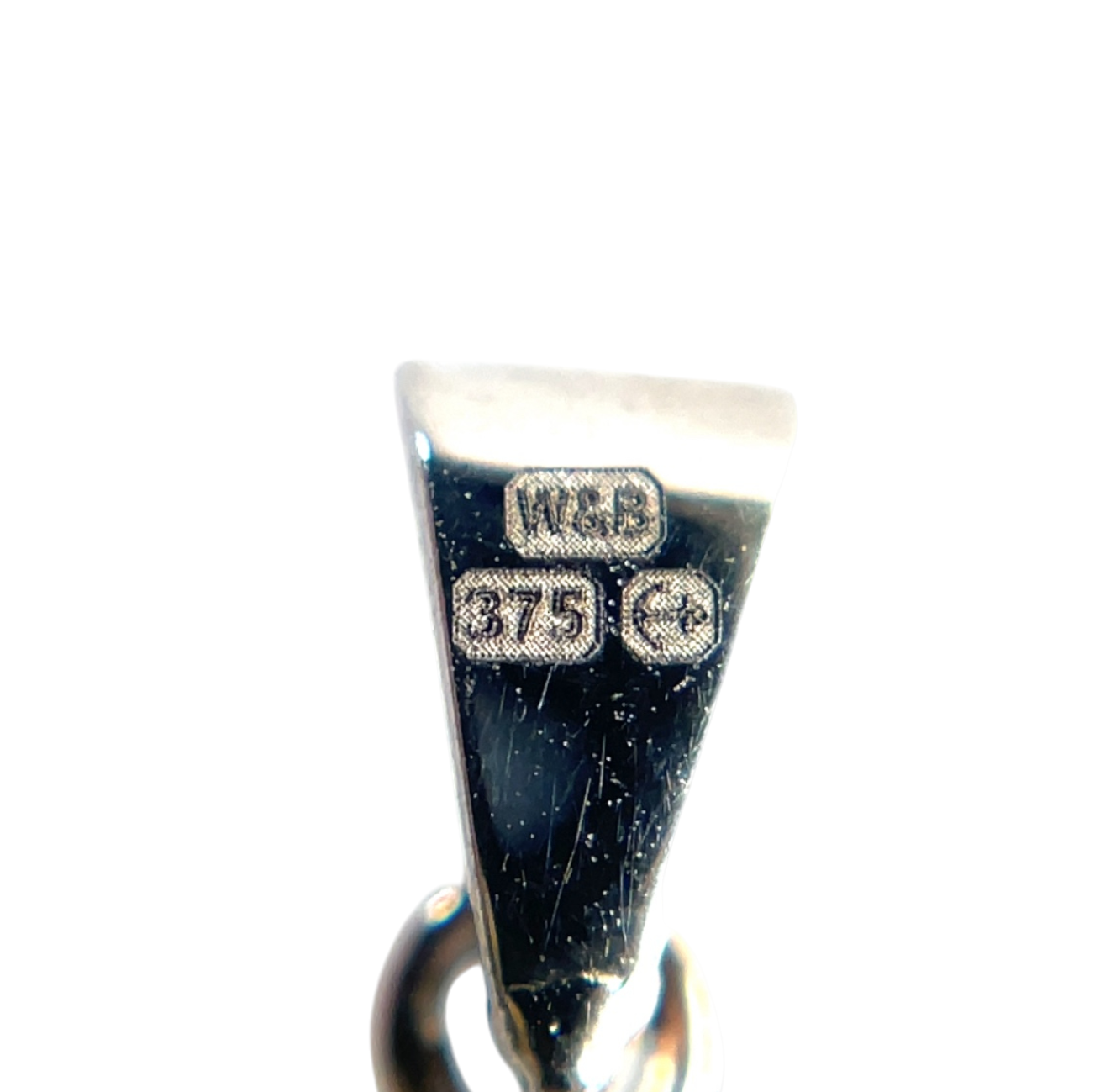 9ct White Gold Peridot Pendant