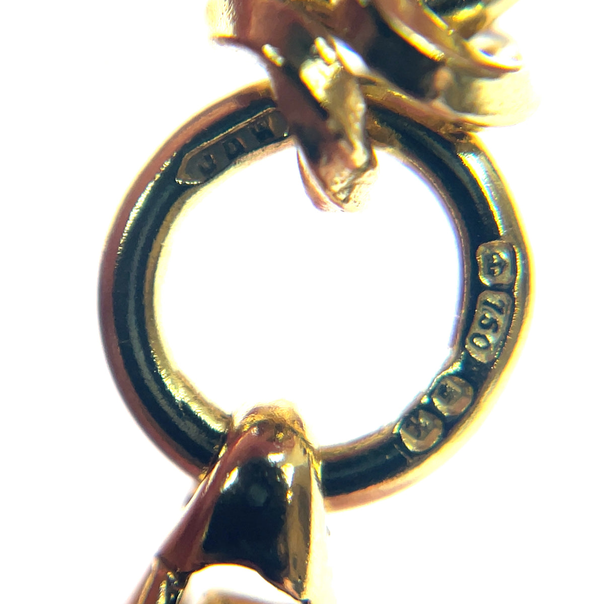 18ct Yellow Gold Oval Link Chain (16")
