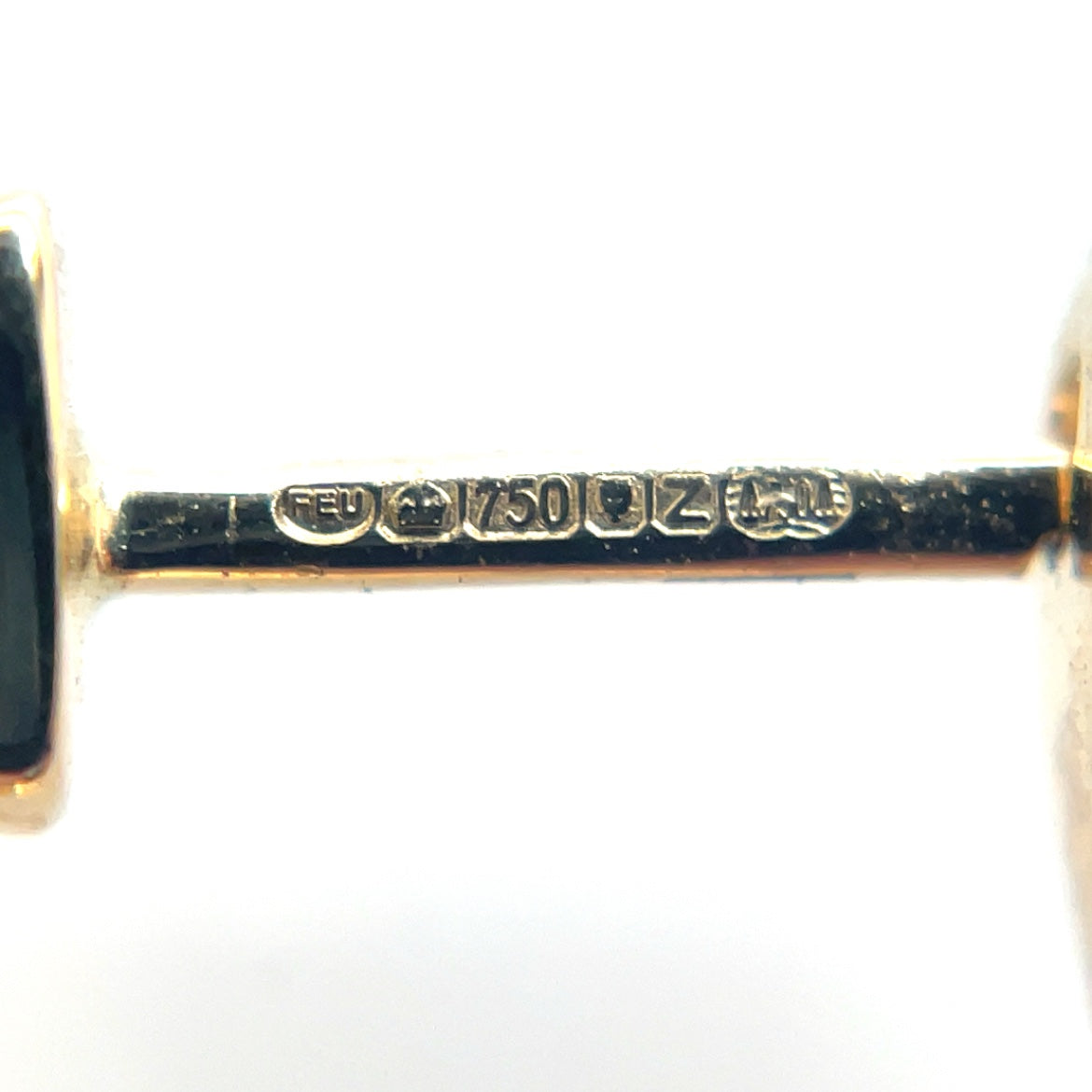 18ct Yellow Gold Diamond Hoop Earrings