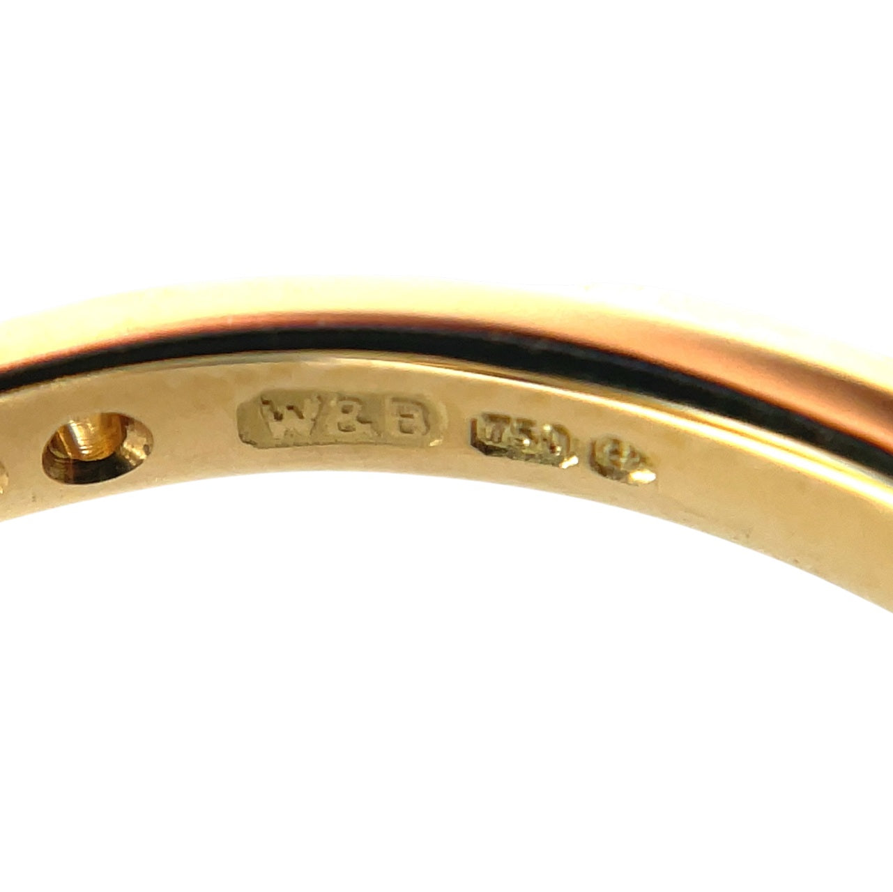 18ct Yellow Gold Diamond Solitaire Twist Ring (M1/2)