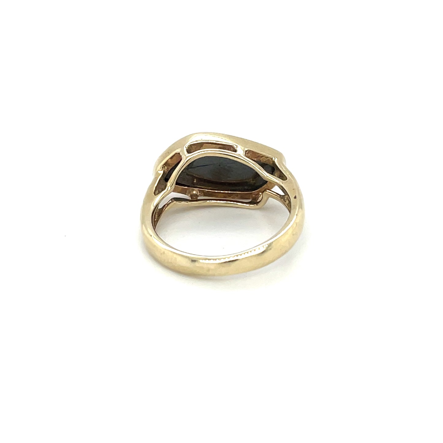 9ct Yellow Gold Freeform Opal Ring