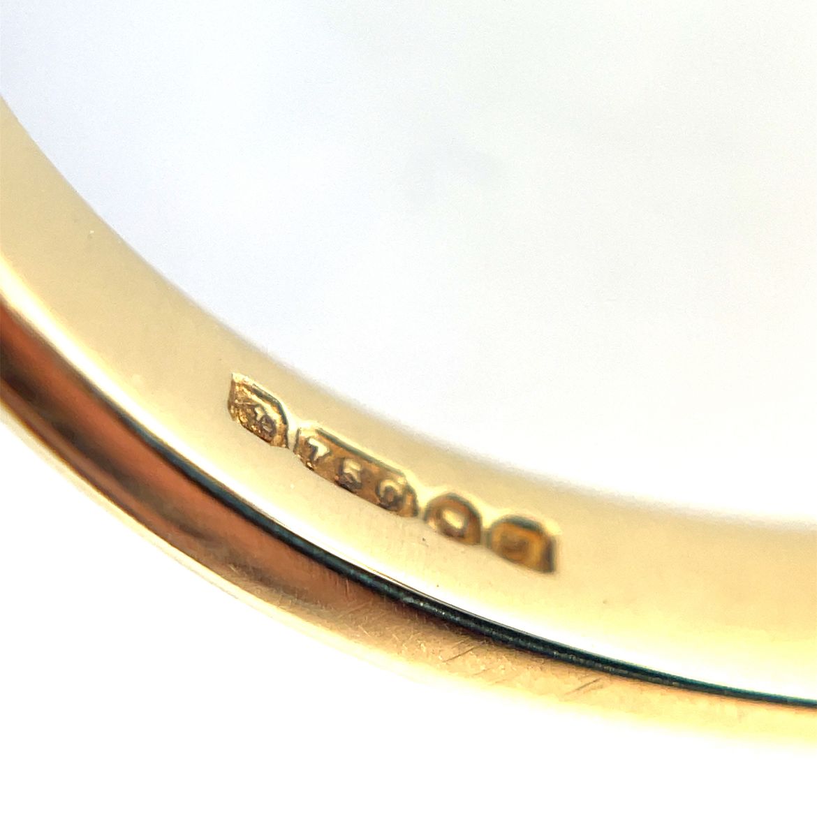 Yellow Gold Princess-Cut Ruby & Diamond Eternity Ring (Q)