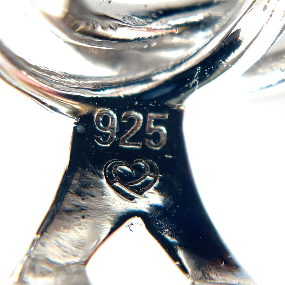Silver Woolmark Knot Clip-on Earrings