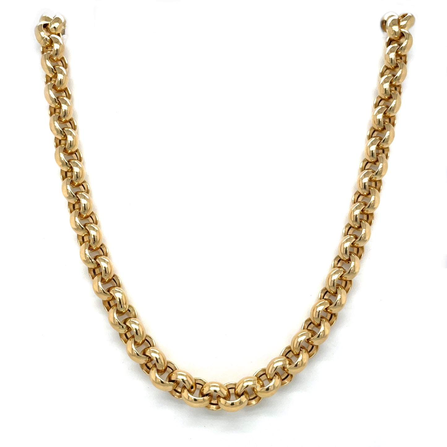 18ct Yellow Gold Belcher Chain