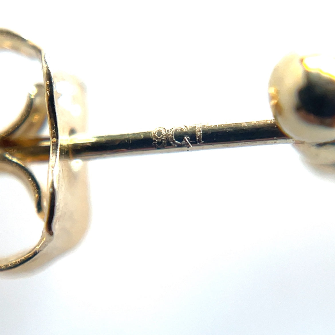 9ct Yellow Gold Ball Drop Earrings