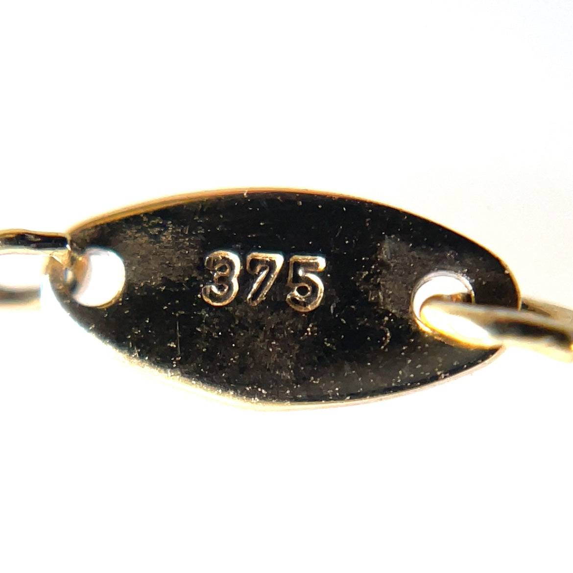 9ct Yellow Gold Turqouise Clover Station Bracelet