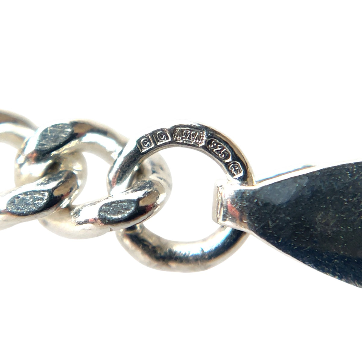 Silver Filed Curb Chain (18")