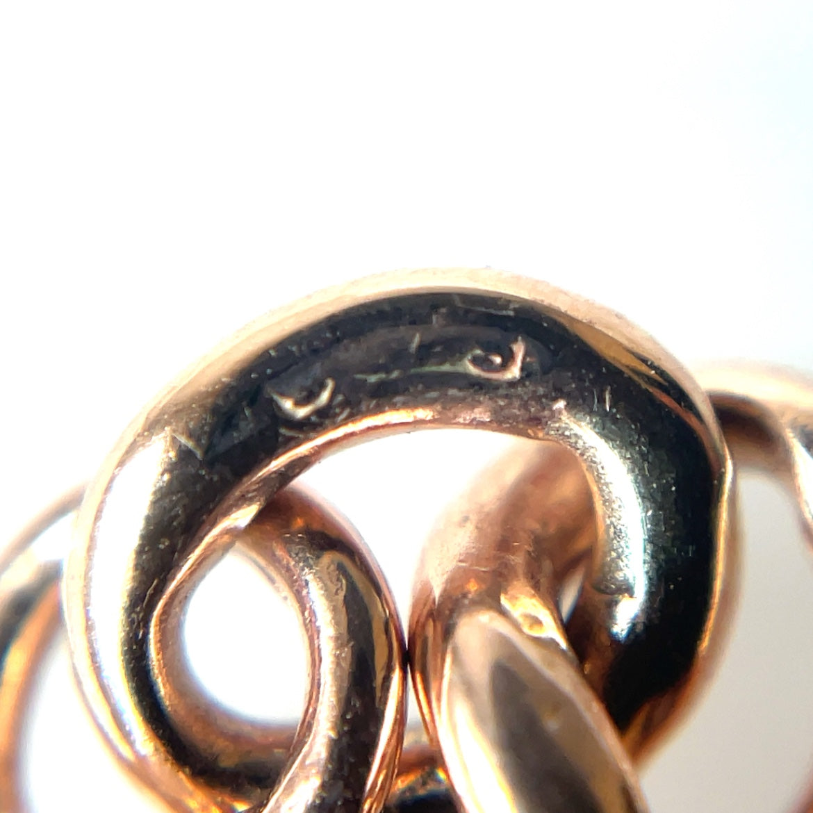 9ct Rose Gold Curb Bracelet