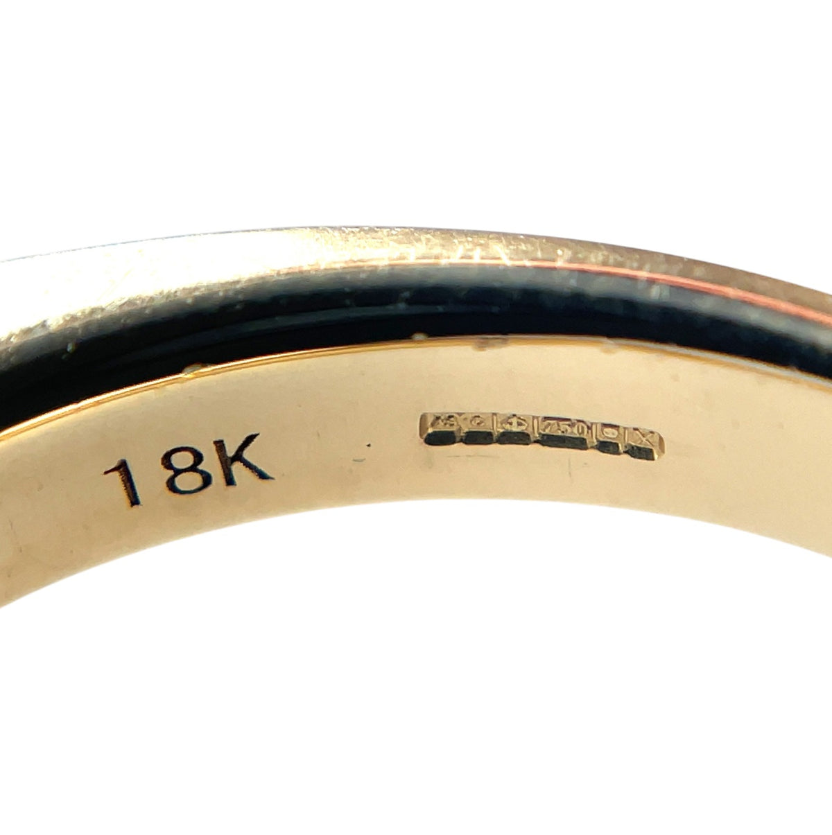 18ct Yellow Gold Diamond Half-Set Eternity Ring (M)