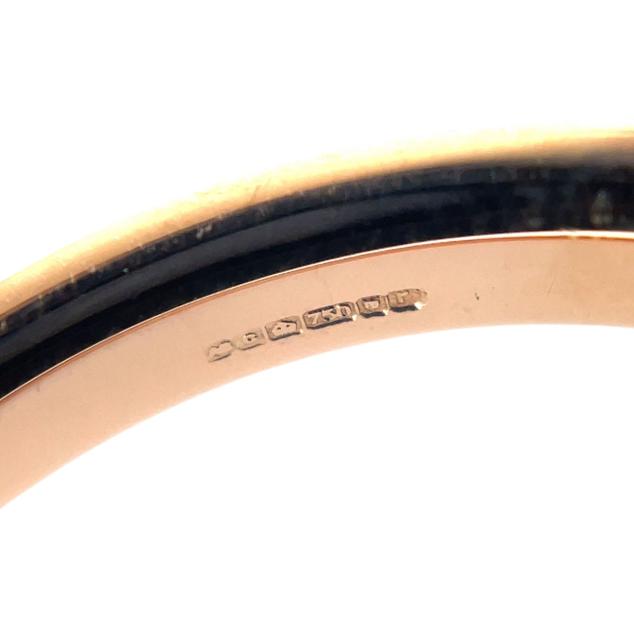 18ct Rose Gold Diamond Half-Set Eternity Ring (L)
