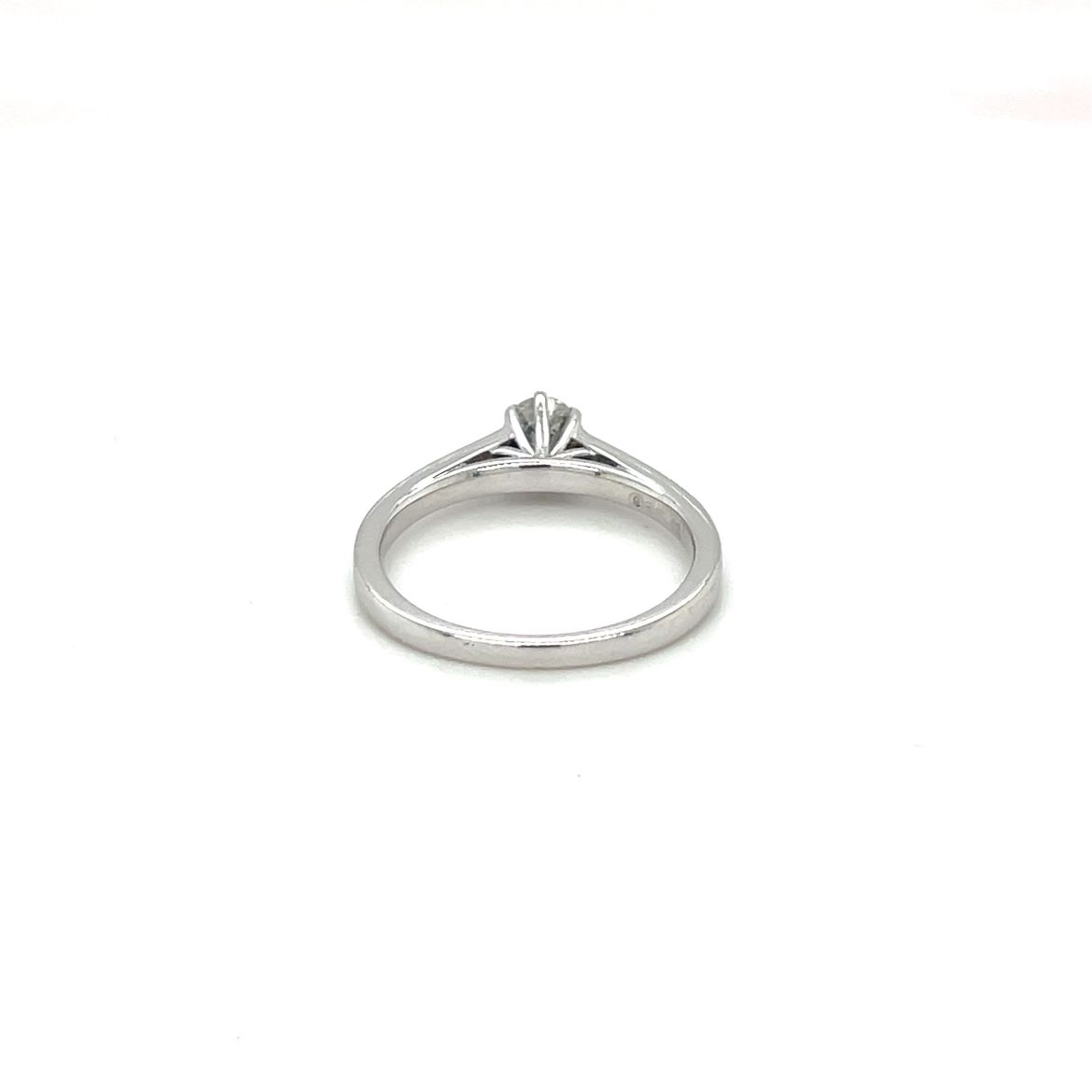 18ct White Gold Diamond Solitaire Ring (I1/2)