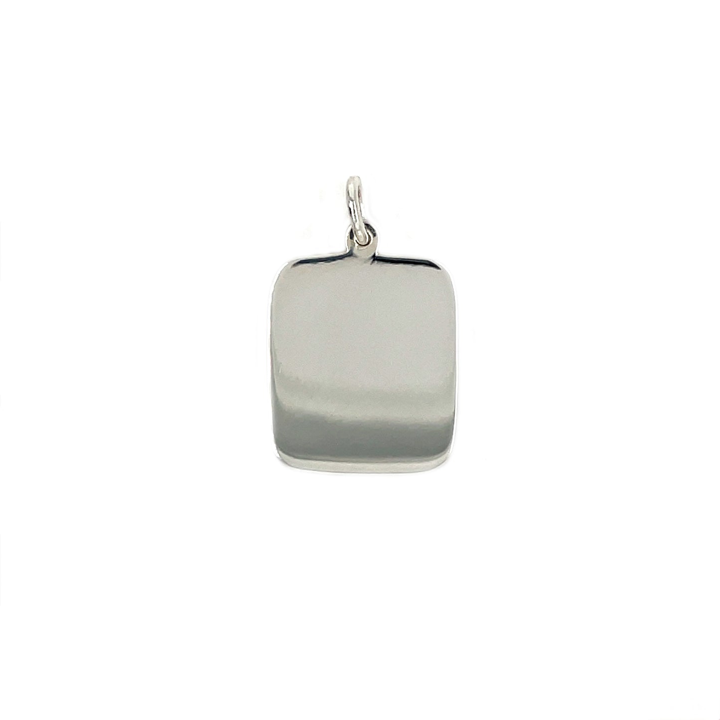 Silver Dog Tag Pendant