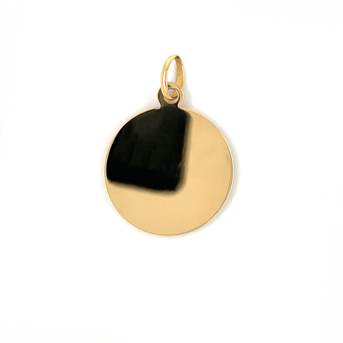 18ct Yellow Gold Capricorn Disc Pendant