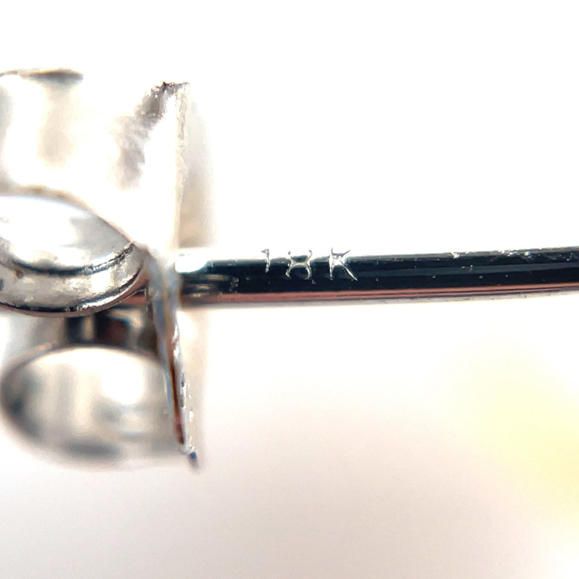 18ct White Gold Southsea Pearl & Diamond Studs