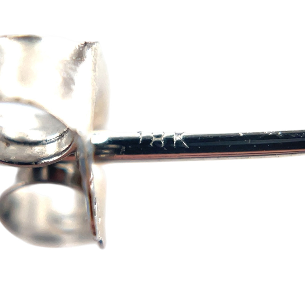 18ct White Gold Southsea Pearl & Diamond Studs