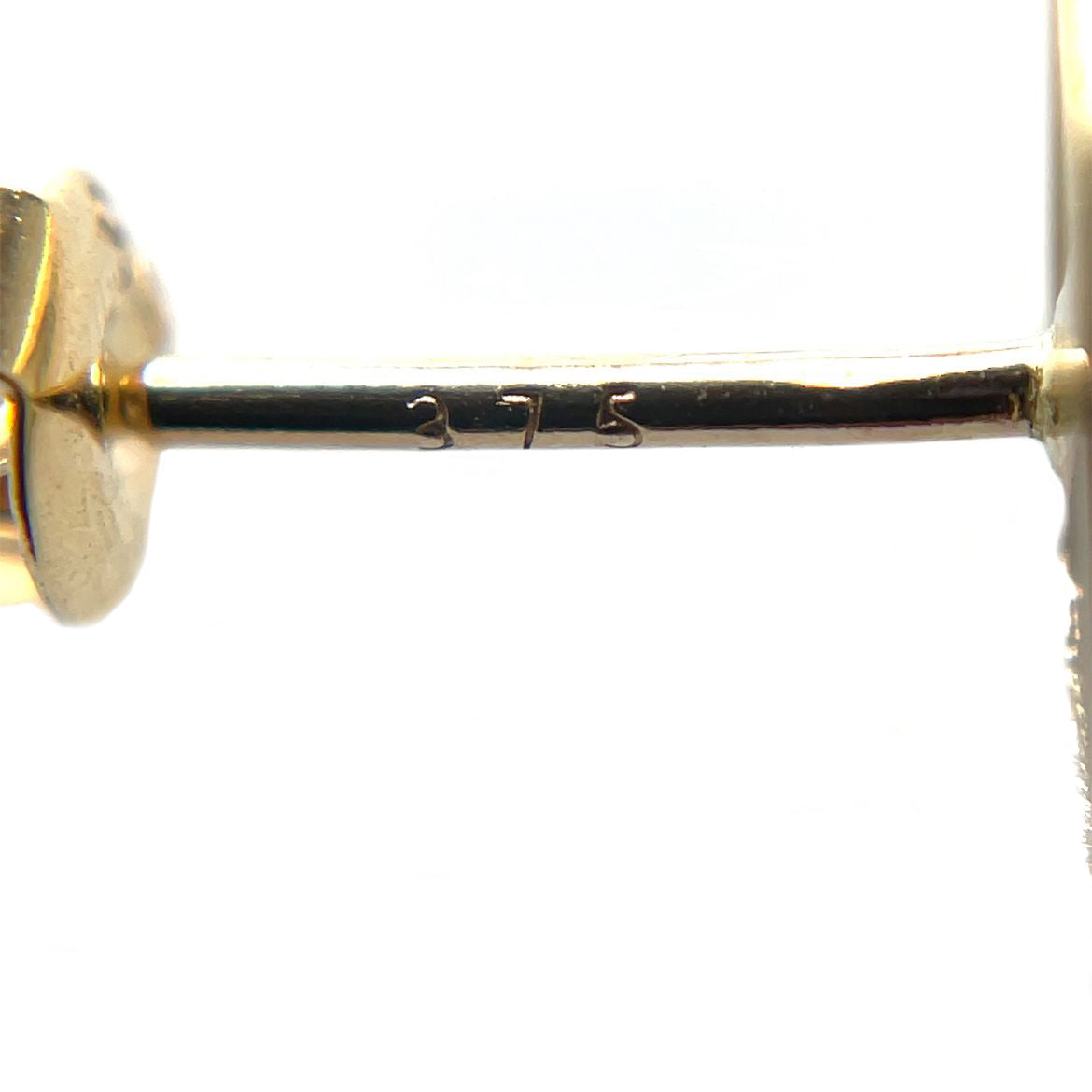 9ct Yellow Gold Marquise White Opal Studs