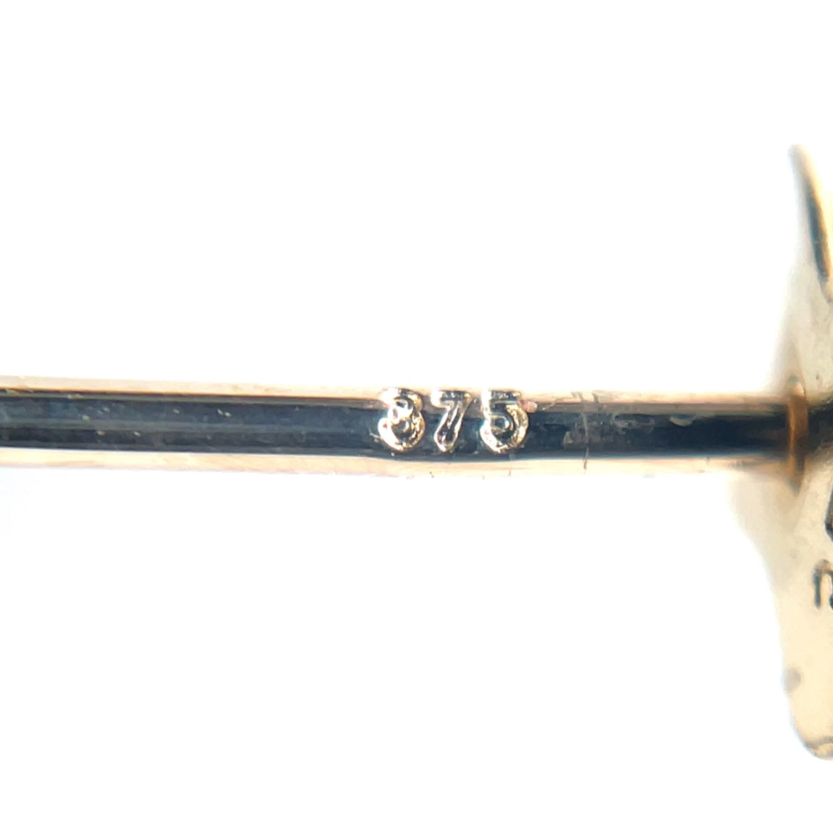 9ct Yellow Gold Clover Studs