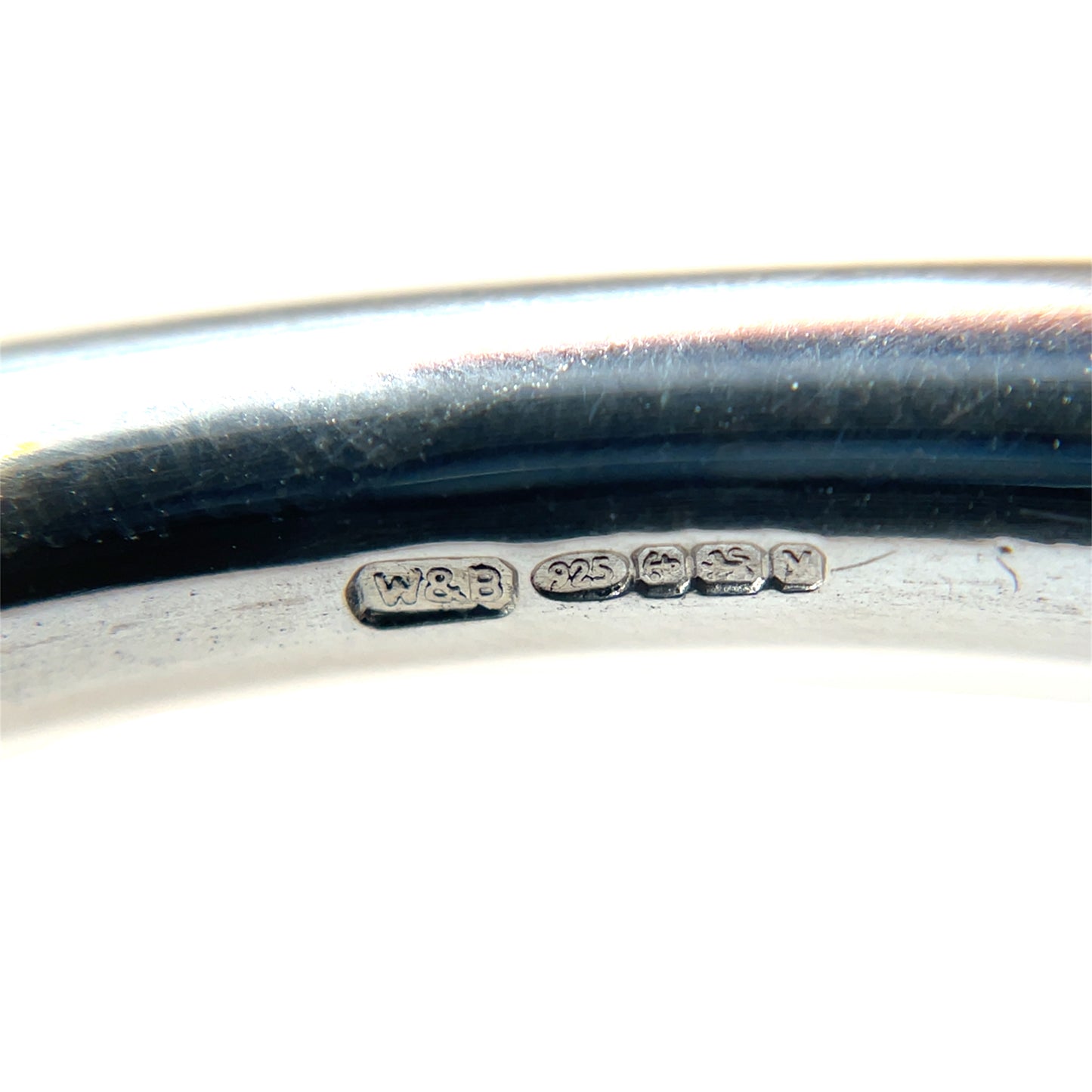 Silver & Emerald Torque Bangle
