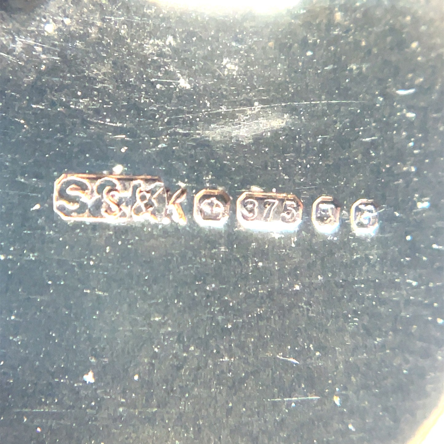 9ct Yellow Gold Curb Link Charm Bracelet