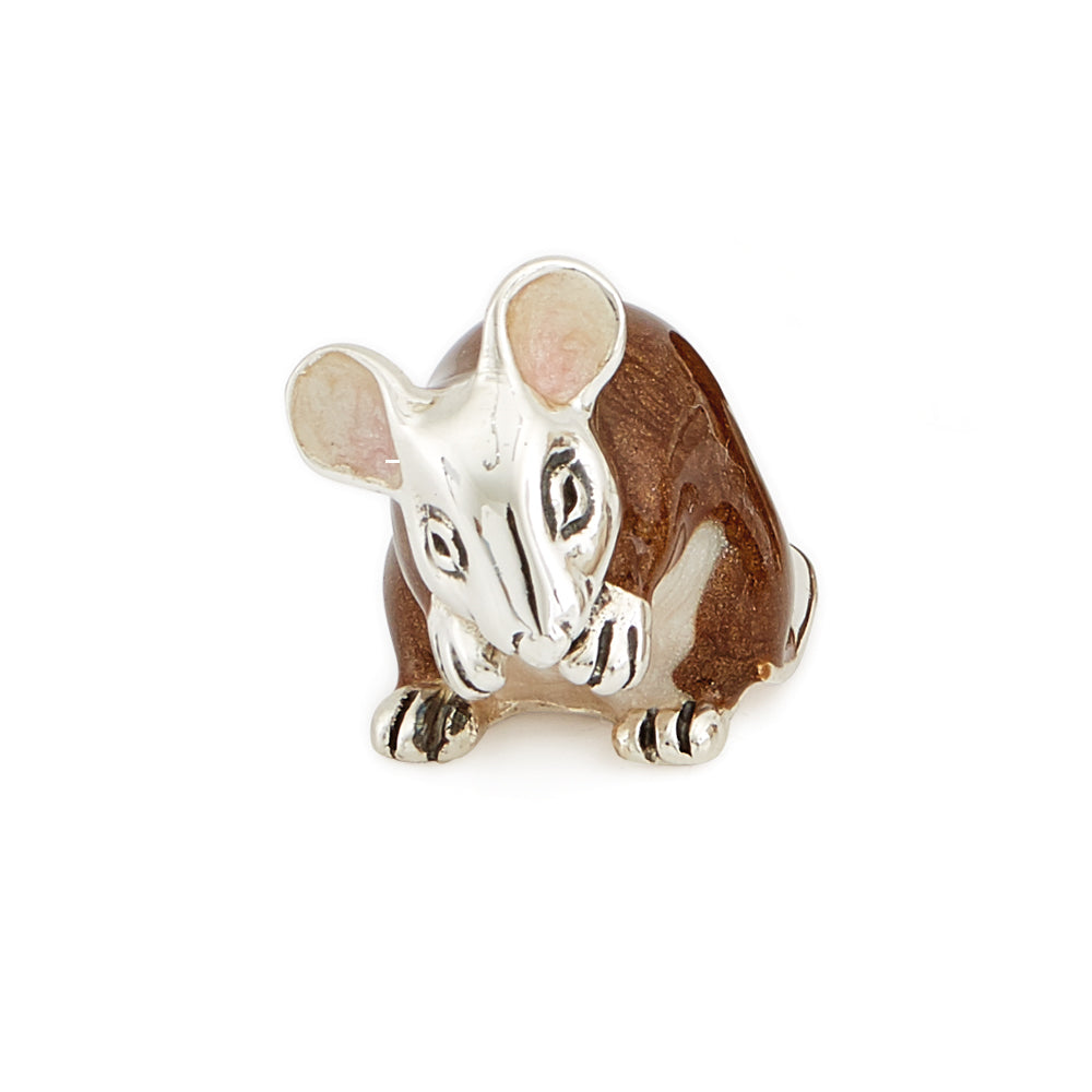 Saturno Silver and Enamel Small Mouse