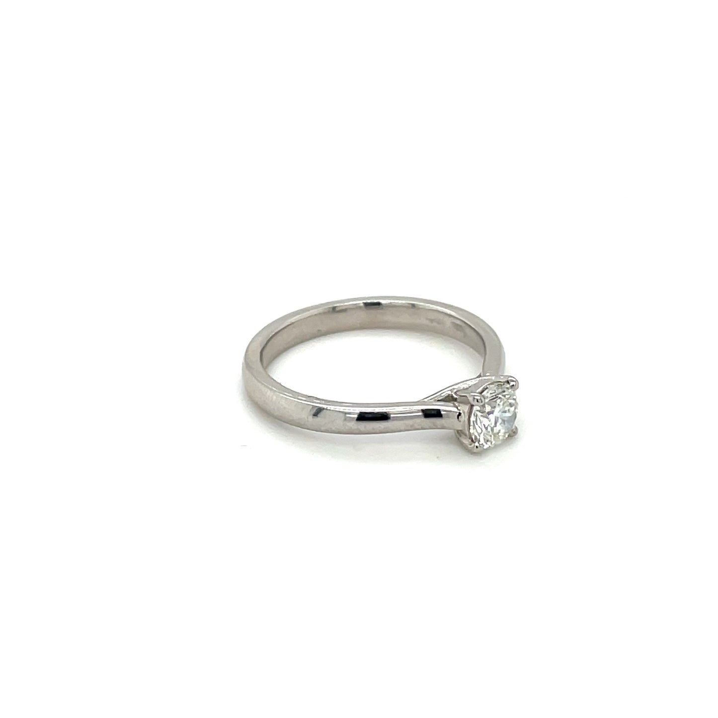 Platinum Diamond Solitaire Ring