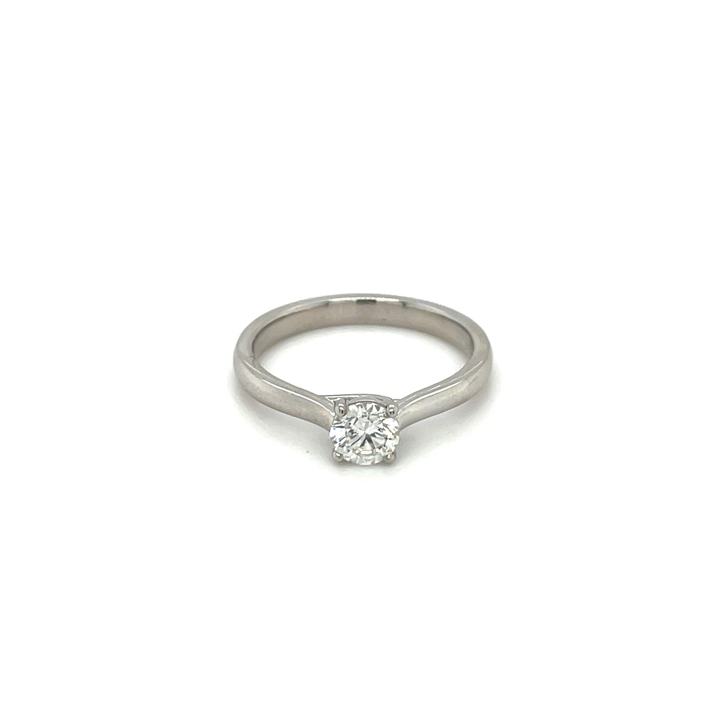 Platinum Diamond Solitaire Ring