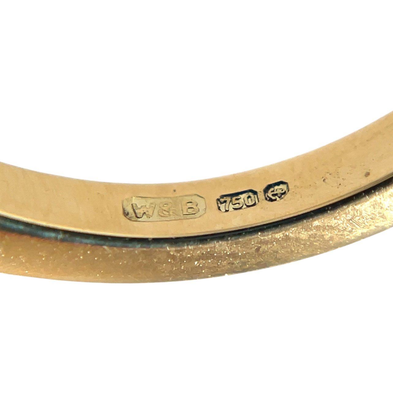 18ct Yellow Gold Emerald & Diamond Ring (M)