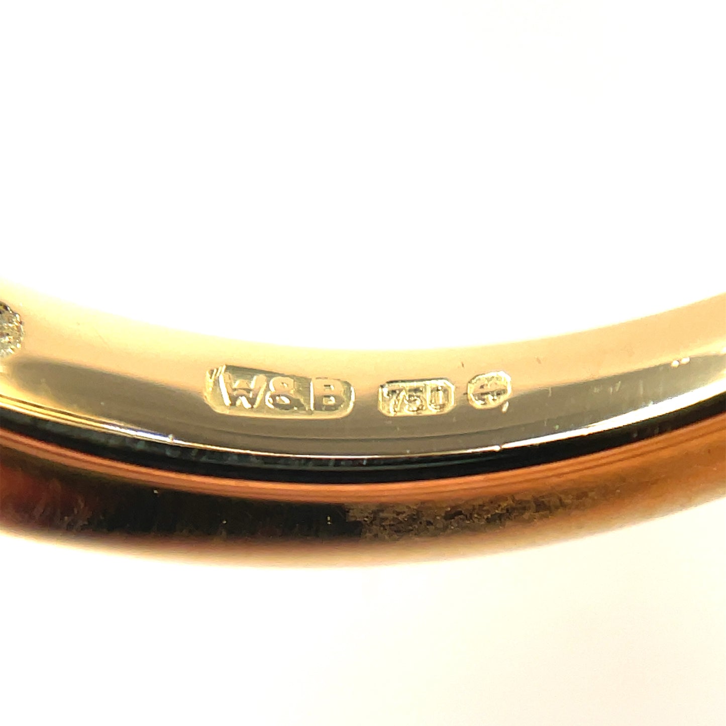 18ct Yellow Gold Sapphire & Diamond Eternity Ring