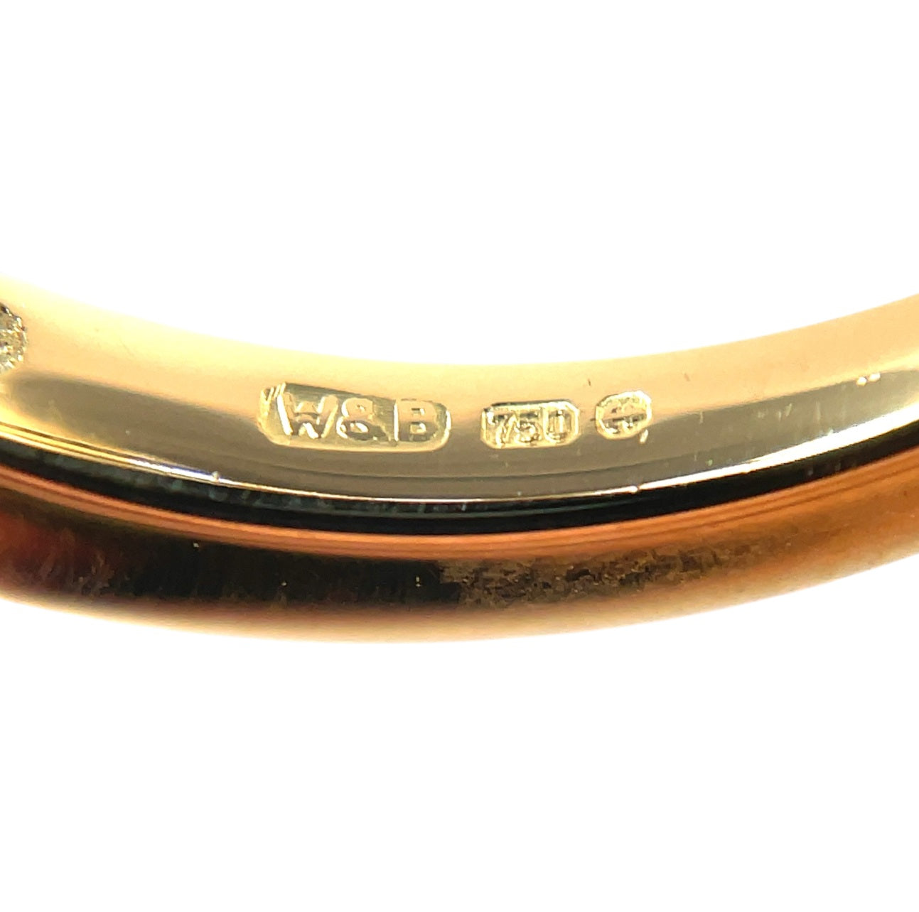 18ct Yellow Gold Sapphire & Diamond Half-Set Eternity Ring (M)