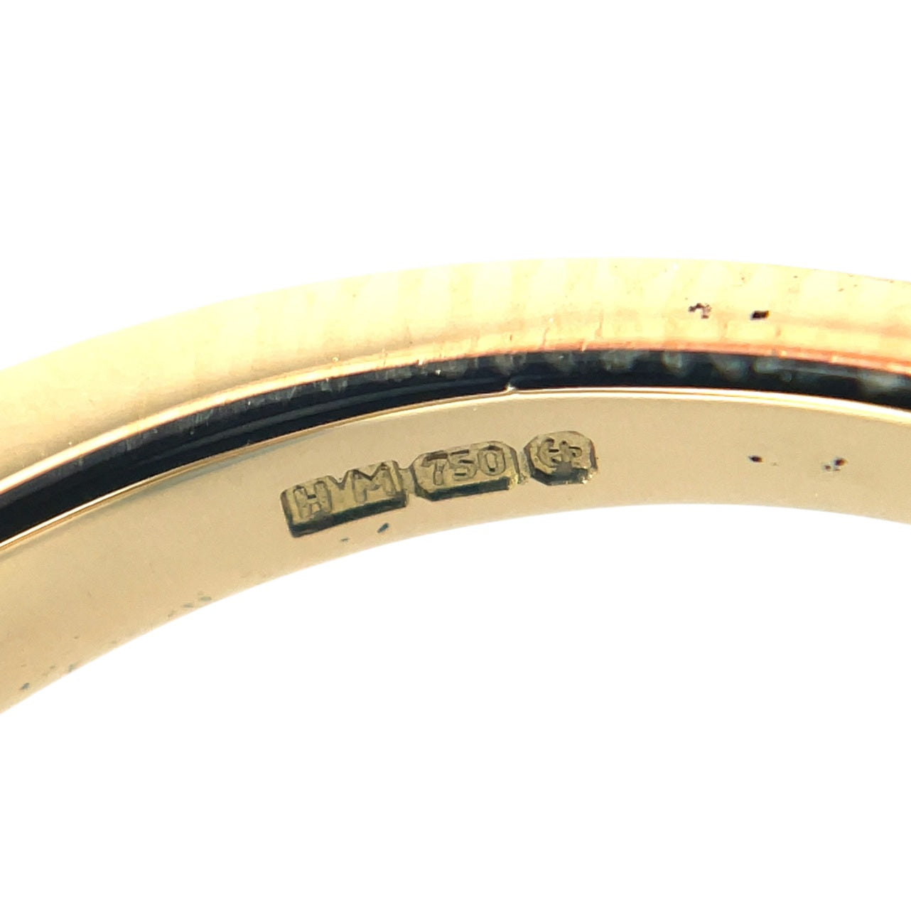 18ct Yellow Gold Castle Claw Diamond Eternity Ring (M)