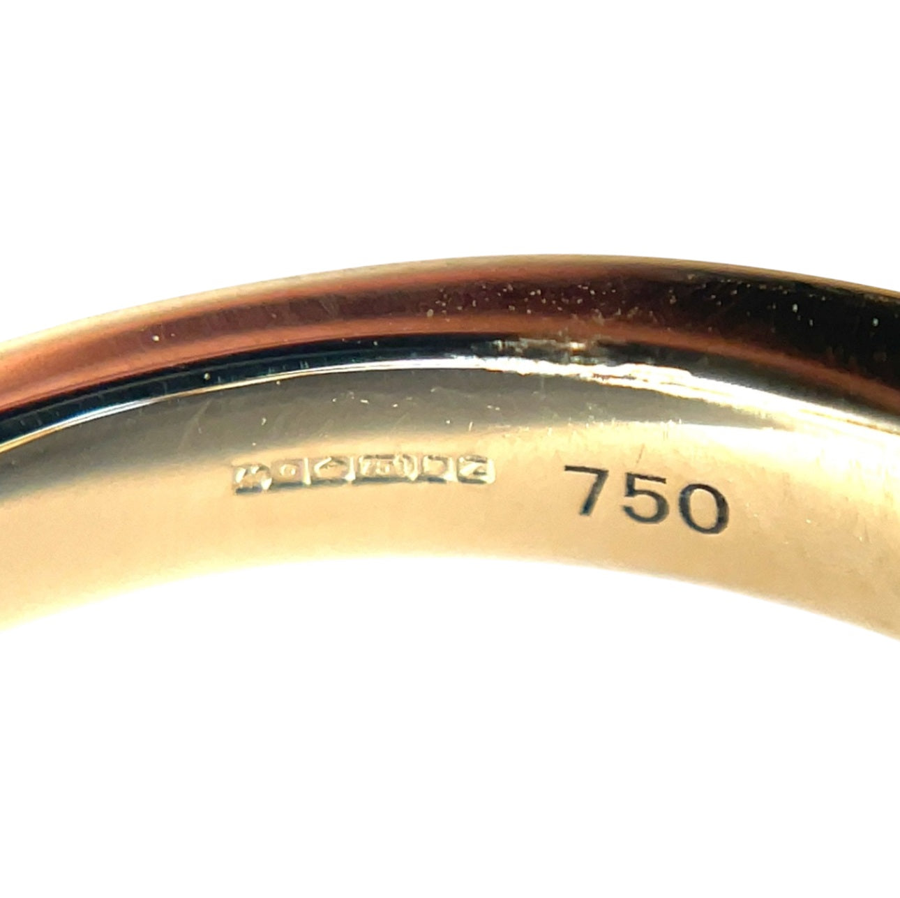 18ct Yellow Gold Sapphire & Diamond Half-Set Eternity Ring (M)