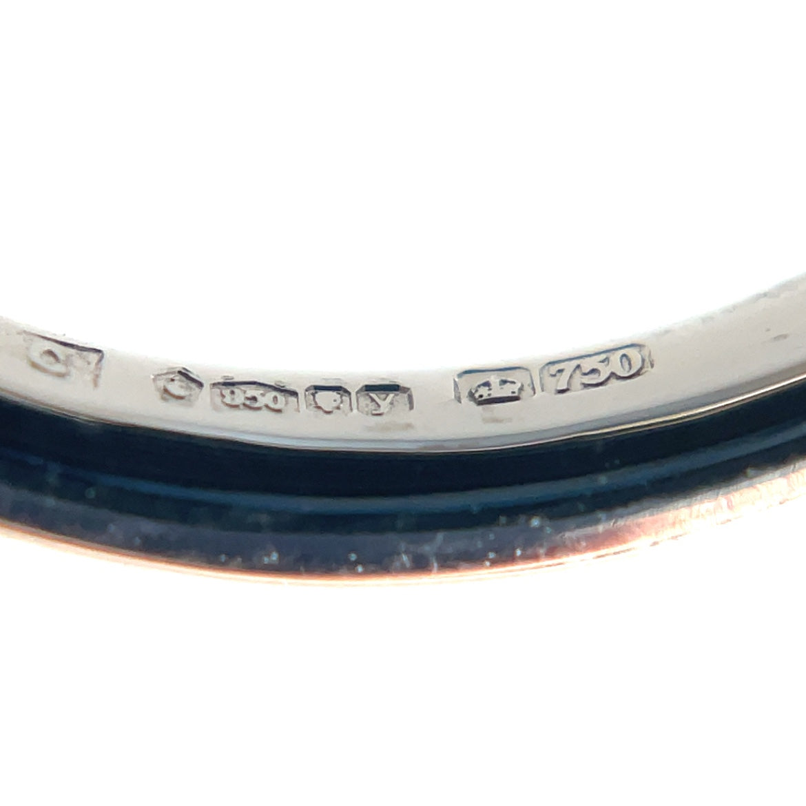 Platinum & 18ct Yellow Gold Ruby & Diamond Cluster Ring (L)