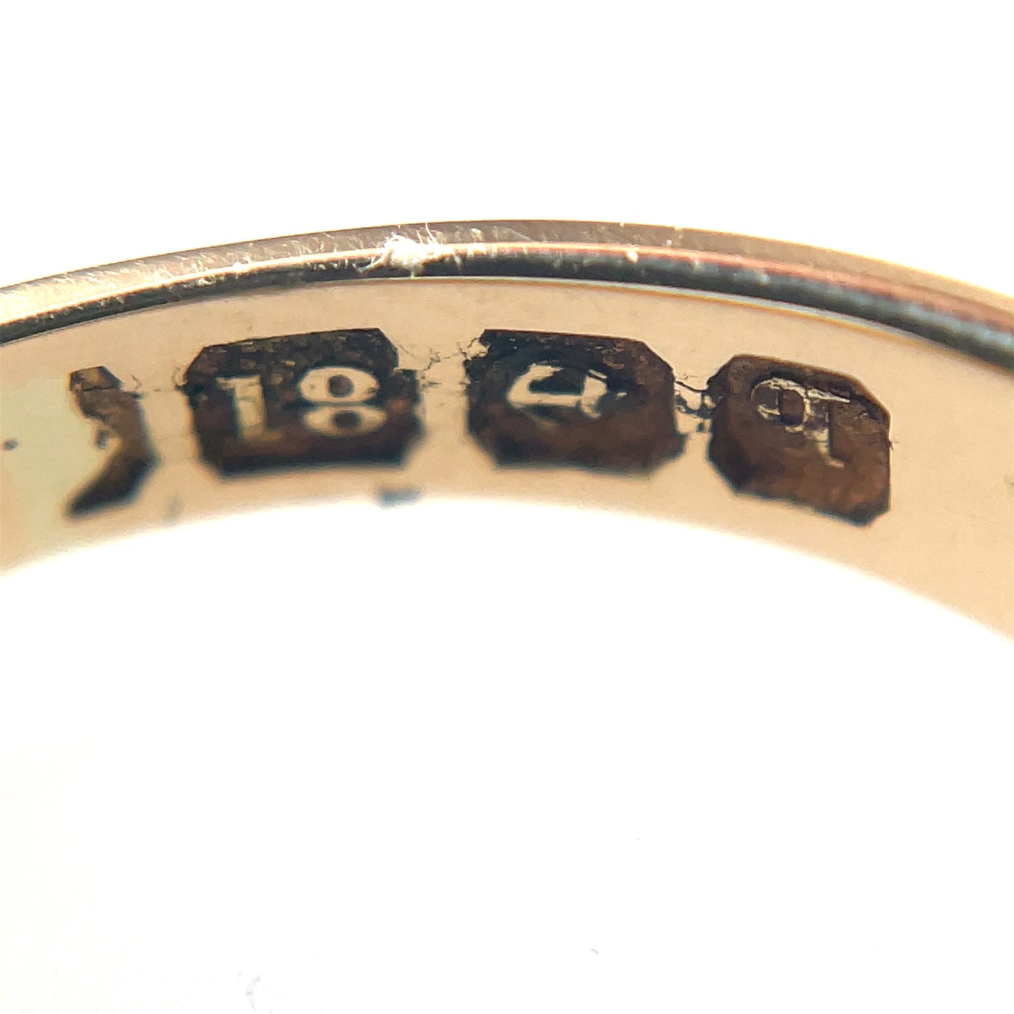 Antique 18ct Yellow Gold Old-Cut Diamond Gypsy Ring