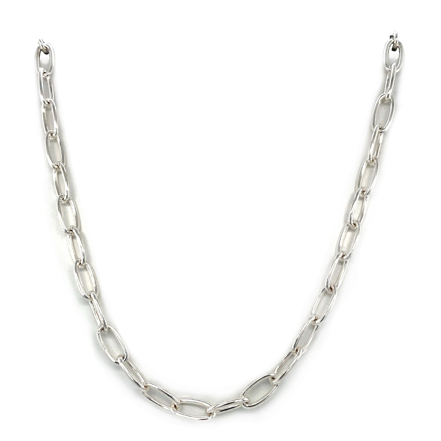 Silver Paperclip Chain