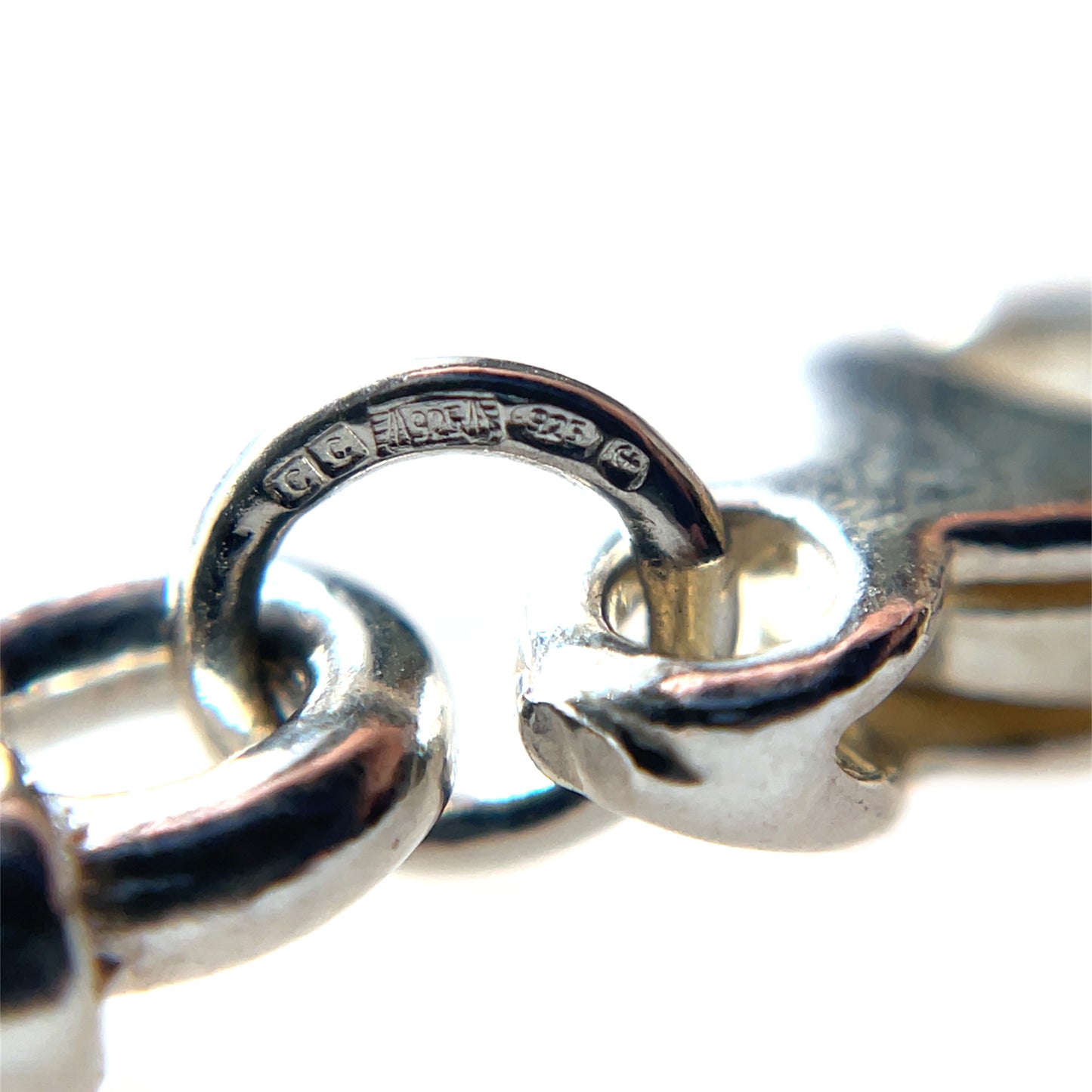 Silver Double Pillar Bracelet (7.5")