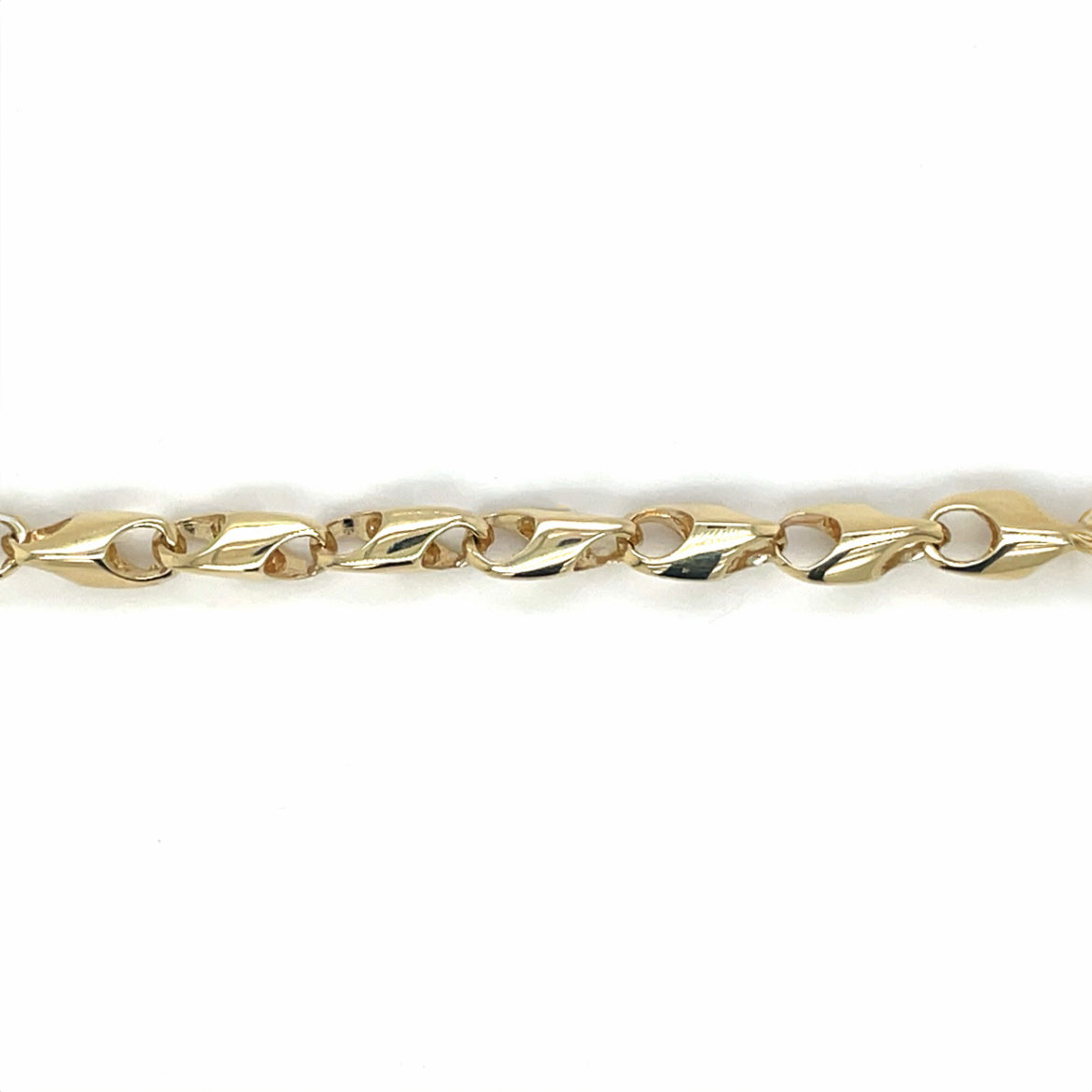 9ct Yellow Gold Lobster Bracelet