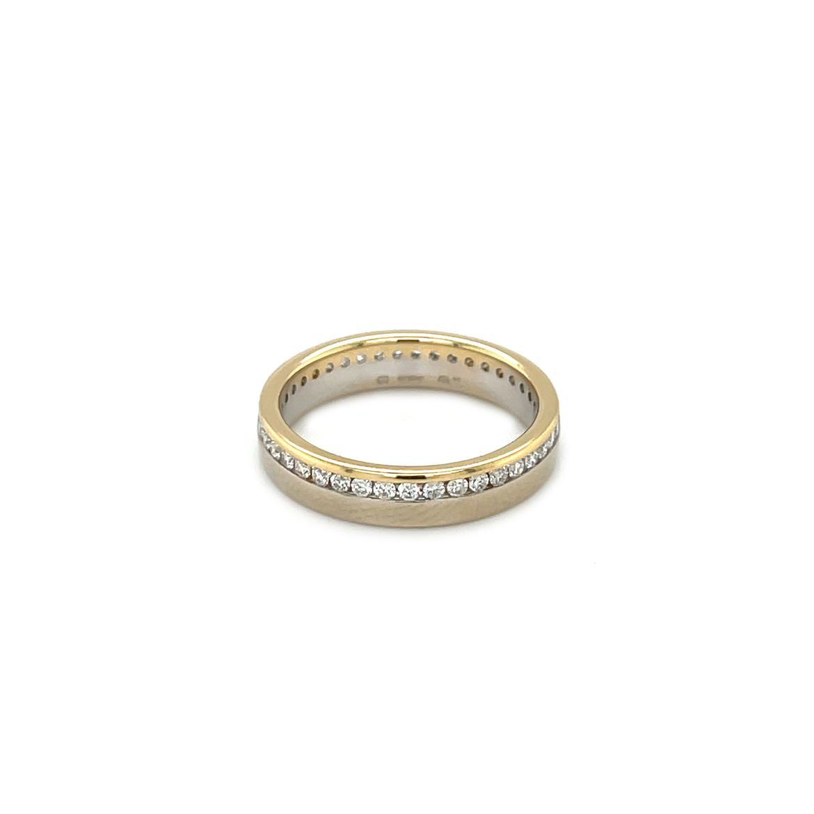18ct Yellow & White Gold Diamond Eternity Band (N)
