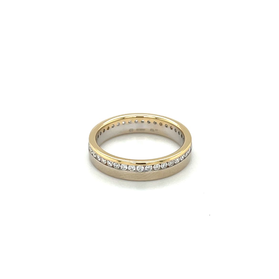 18ct Yellow & White Gold Diamond Eternity Band