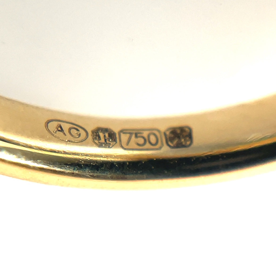 18ct Yellow Gold Half-Set Diamond Eternity