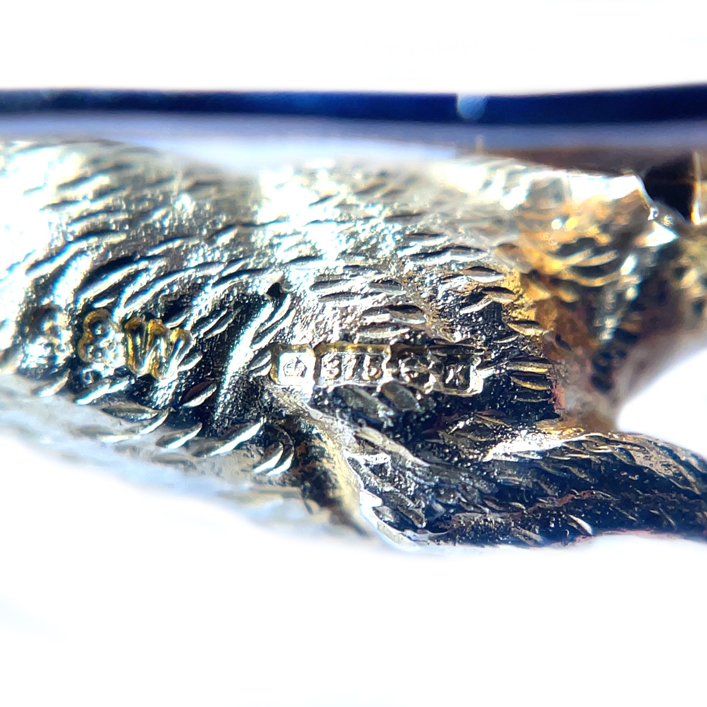 9ct Yellow Gold & Ruby Running Fox Brooch