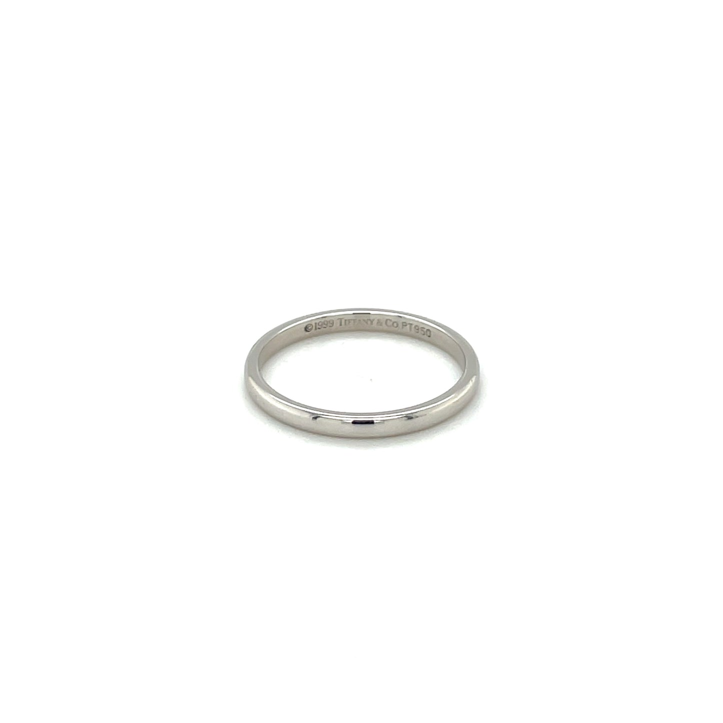 Platinum Tiffany & Co. 2mm Wedding Ring